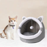 Maxbell cat Beds for Indoor Cats Cat House Kennel Pad Anti Slip Bottom L