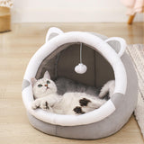 Maxbell cat Beds for Indoor Cats Cat House Kennel Pad Anti Slip Bottom L