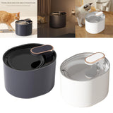 Maxbell Automatic Pet Cat Water Fountain Water Dispenser Night Light Indoor 3L Black