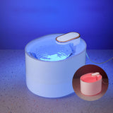 Maxbell Automatic Pet Cat Water Fountain Water Dispenser Night Light Indoor 3L White