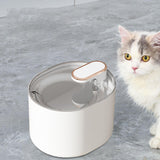 Maxbell Automatic Pet Cat Water Fountain Water Dispenser Night Light Indoor 3L White