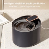 Maxbell Cat Water Fountain Dog Drinking Bowl Quiet Automatic Water Pet Dispenser Dark Pink