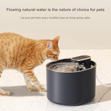 Maxbell Cat Water Fountain Dog Drinking Bowl Quiet Automatic Water Pet Dispenser Dark Pink