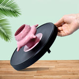 Maxbell Pet Milk Feeding Milk Bowl Puppy Feeder 4 Nozzles Small Animals for Doggie Green
