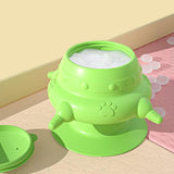 Maxbell Pet Milk Feeding Milk Bowl Puppy Feeder 4 Nozzles Small Animals for Doggie Green