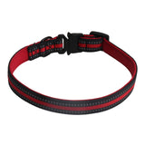 Maxbell Nylon Dog Collar Quick Release Buckle Puppy Collars Durable Pet Cat Collar Red