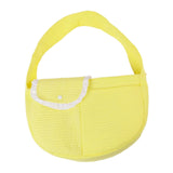 Maxbell Pet Sling Carrier Comfortable Polyester Handbag for Outdoor Hiking Camping Yellow