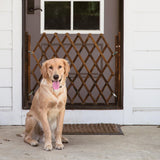 Maxbell Expandable Accordion Dog Gate for Lawn Small Medium Pet