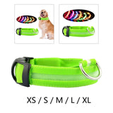 Maxbell LED Dog Collar Flashing Dog Lights Bright Glow Night Light up Collar Dog S