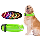 Maxbell LED Dog Collar Flashing Dog Lights Bright Glow Night Light up Collar Dog S