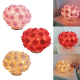 Maxbell Modern Bedside Table Lamp LED Night Room Table Bedroom Wedding Pink