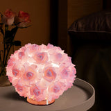 Maxbell Modern Bedside Table Lamp LED Night Room Table Bedroom Wedding Pink