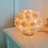 Maxbell Modern Bedside Table Lamp LED Night Room Table Bedroom Wedding Beige