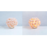Maxbell Modern Bedside Table Lamp LED Night Room Table Bedroom Wedding Beige