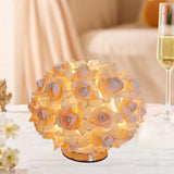 Maxbell Modern Bedside Table Lamp LED Night Room Table Bedroom Wedding Beige