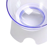 Maxbell Elevated Cat Food Bowls with Stand Dispenser Feeder Raised Dish Bowl Clear