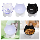 Maxbell Elevated Cat Food Bowls with Stand Dispenser Feeder Raised Dish Bowl Clear
