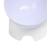 Maxbell Elevated Cat Food Bowls with Stand Dispenser Feeder Raised Dish White Bowl