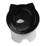 Maxbell Elevated Cat Food Bowls with Stand Dispenser Feeder Raised Dish Bowl Black