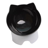 Maxbell Elevated Cat Food Bowls with Stand Dispenser Feeder Raised Dish Bowl Black