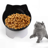 Maxbell Elevated Cat Food Bowls with Stand Dispenser Feeder Raised Dish Bowl Black