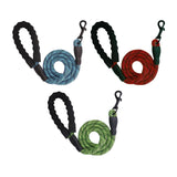 Maxbell Slip Lead Dog Leash Traction Rope Snap Hook Daycare for Running Training Cat blue