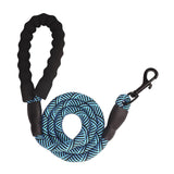 Maxbell Slip Lead Dog Leash Traction Rope Snap Hook Daycare for Running Training Cat blue