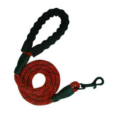 Maxbell Slip Lead Dog Leash Traction Rope Snap Hook Daycare for Running Training Cat red