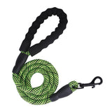 Maxbell Slip Lead Dog Leash Traction Rope Snap Hook Daycare for Running Training Cat green