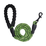 Maxbell Slip Lead Dog Leash Traction Rope Snap Hook Daycare for Running Training Cat green