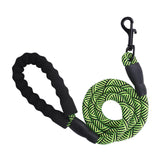 Maxbell Slip Lead Dog Leash Traction Rope Snap Hook Daycare for Running Training Cat green