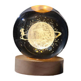 Maxbell Galaxy Crystal Ball Night Light Desktop Lamp Dinner Table Office Dorm Home Spacewalk