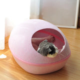 Maxbell Breathable Cat House Nest Dog Bed Cave Semi Enclosed Kennel Removable Warm