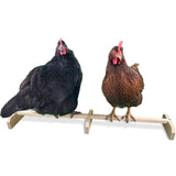 Maxbell Wooden Chicken Perch Chicken Coop Accessories Chicken Toys for Hens Parrot