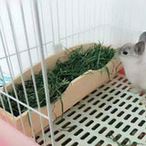 Maxbell Wood Rabbit Hay Feeder Manger Cage Hanging Small Animals Hamster Chinchilla