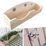 Maxbell Wood Rabbit Hay Feeder Manger Cage Hanging Small Animals Hamster Chinchilla