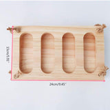 Maxbell Rabbit Hay Feeder Manger Storage Cage Mount Hamster Bowl Container Supplies