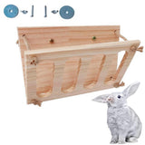Maxbell Rabbit Hay Feeder Manger Storage Cage Mount Hamster Bowl Container Supplies
