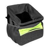 Maxbell Pet Cat Dog Carrier Cycling Bag Removable Front for Dog Travel Cycling Black