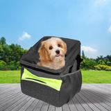 Maxbell Pet Cat Dog Carrier Cycling Bag Removable Front for Dog Travel Cycling Black