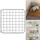 Maxbell Portable Pet Playpen Panel Cage Fence Metal Wire Guinea pig Black Door