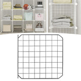 Maxbell Portable Pet Playpen Panel Cage Fence Metal Wire Guinea pig Black Door