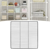 Maxbell Portable Pet Playpen Panel Cage Fence Metal Wire Guinea pig dense black Grid