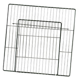 Maxbell Pet Playpen Door Cage Metal Wire Indoor Fence Rabbit Puppy Expandable Panel Dense Black Grid