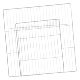 Maxbell Pet Playpen Door Cage Metal Wire Indoor Fence Rabbit Puppy Expandable Panel White Dense Grid