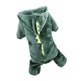 Maxbell Fleece Dogs Clothes Jacket Coat Sweater Pet Hoodie Outfit Autumn Winter L