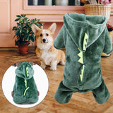 Maxbell Fleece Dogs Clothes Jacket Coat Sweater Pet Hoodie Outfit Autumn Winter L