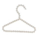 Maxbell White Pearl Beads Clothes Hanger Coat Hanger Elegant Metal for Pets Baby Dog