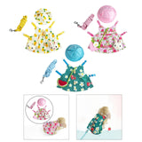 Maxbell Rabbit Vest Harness Leash Set Pet Clothes Costume for Ferret Pet Supplies Yellow