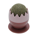 Maxbell cat Snacks Catnip Adhesive Treats Toy ball Wall Mount Interactive Red